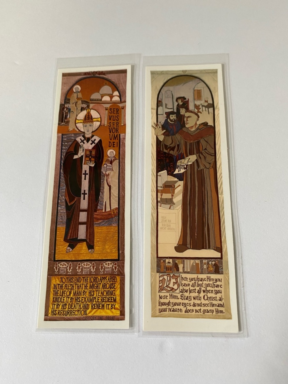 Billy Graham Center Religious Bookmarks Martin Luther Gregory the Great